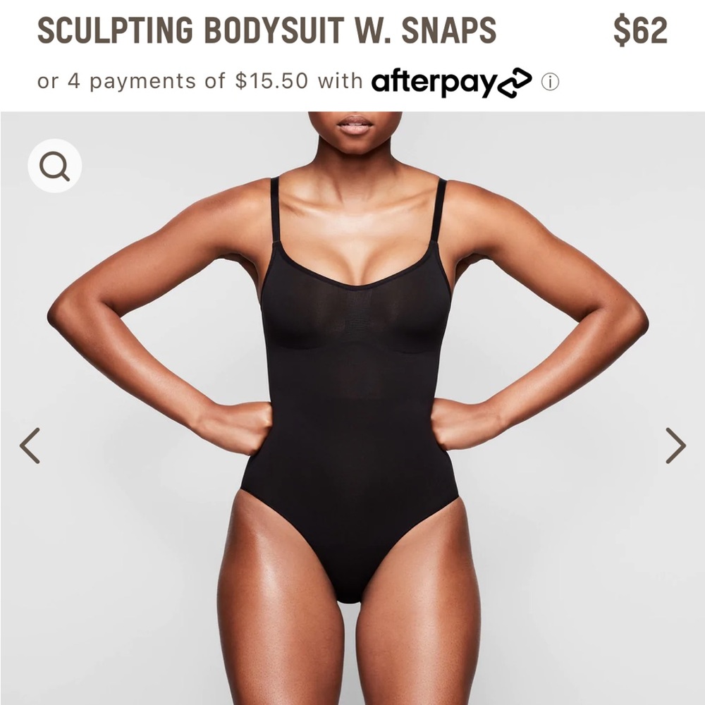 Skims Sculpting Bodysuit With Snaps